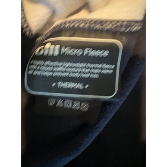 Gill Marine Womens Thermal Microfleece Jacket Navy & white Size 8 EUC - Picture 6 of 8